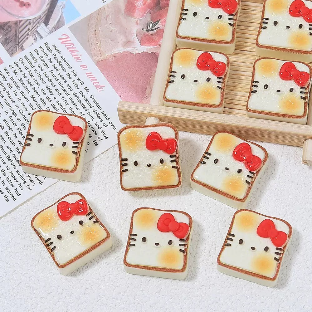 Hello Kitty Toast Charms