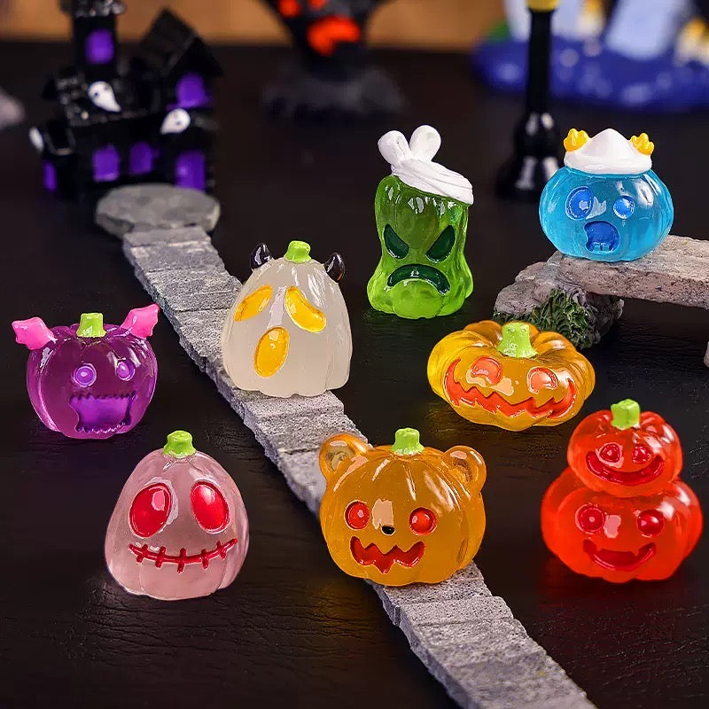 Luminous Ghost Pumpkin Halloween Charms