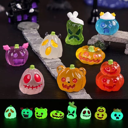 Luminous Ghost Pumpkin Halloween Charms