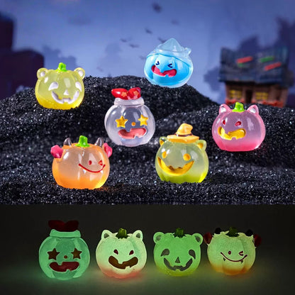 Luminous Pumpkin Ghost Halloween Charms