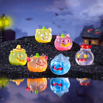 Luminous Pumpkin Ghost Halloween Charms