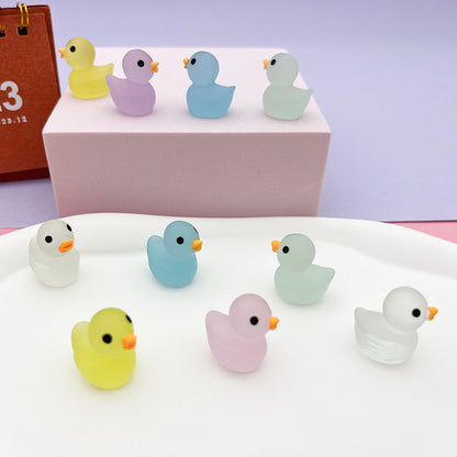 Luminous Frosted Duck Charms