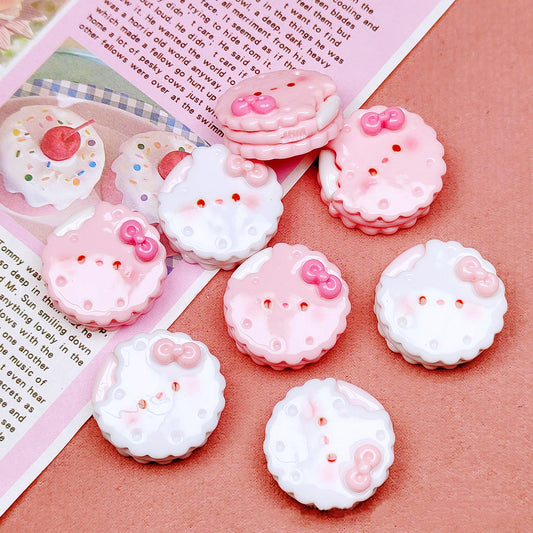Round Kitty Cookie Charms