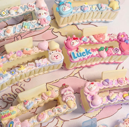 4PCS HAIR CLAWS DEOCEDN DIY KIT