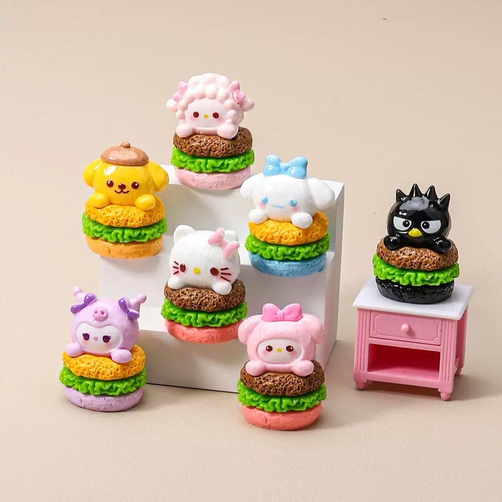 3D Sanrio Hamburger Figurine