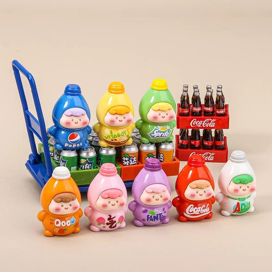 3D Cartoon Soda  Drinks Figurine
