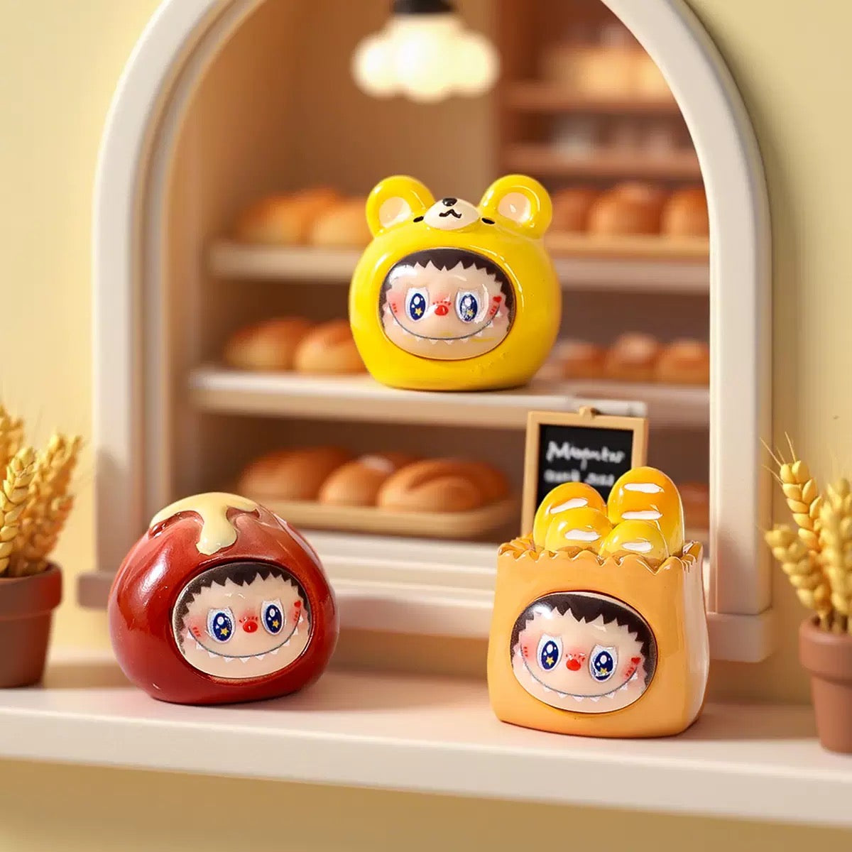 3D Labubu Bread Series Figurine