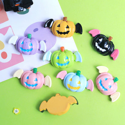 Encantos de murciélago de calabaza de Halloween 