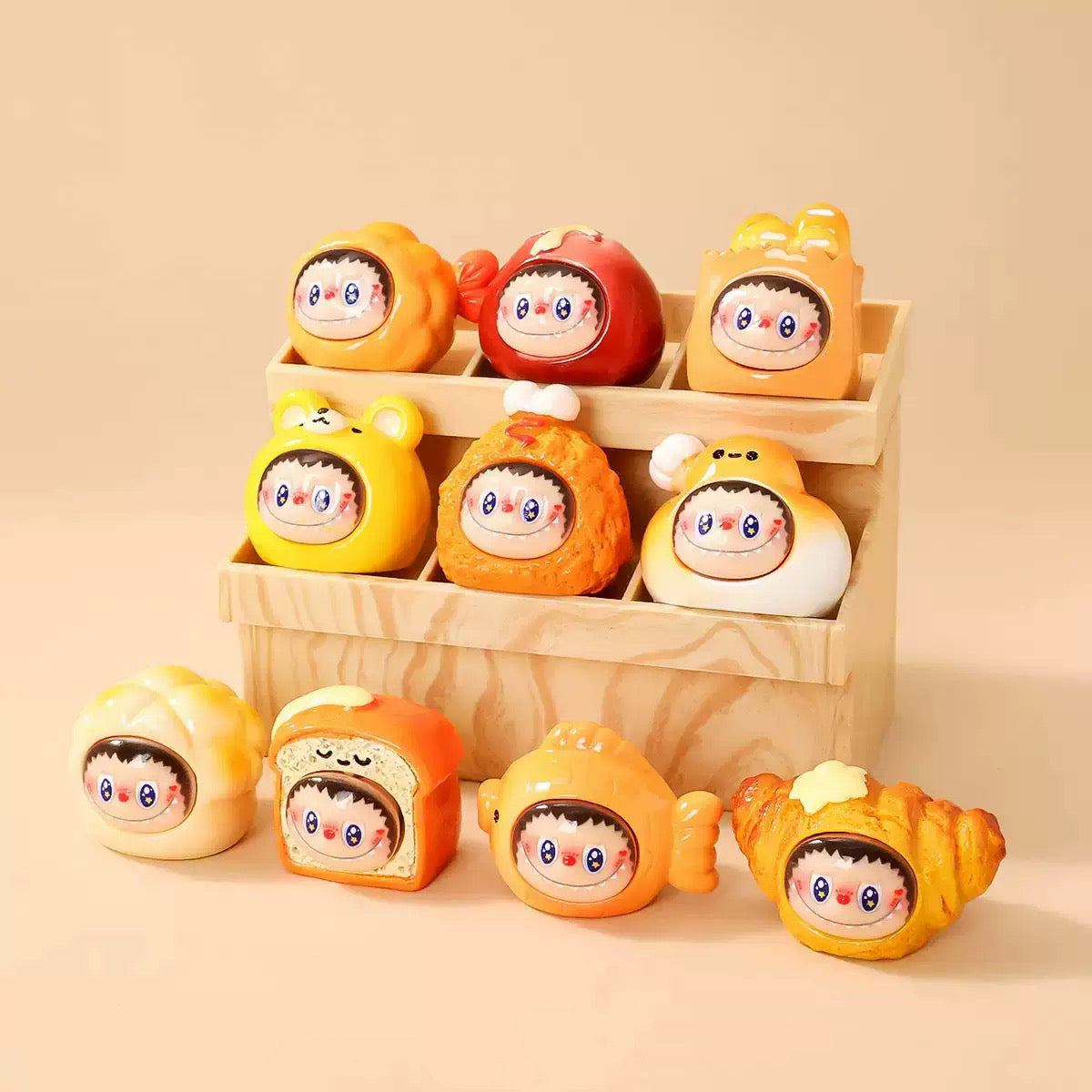 3D Labubu Bread Series Figurine