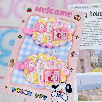 My Melody Decoden Hair Clips