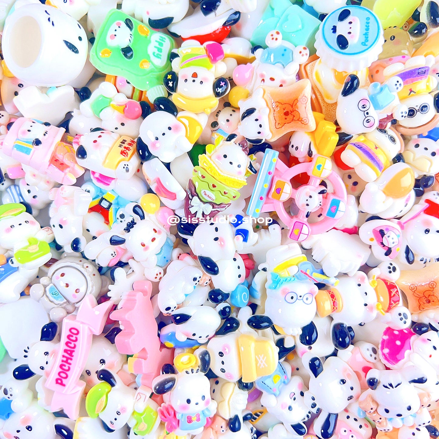 Pochacco Mixed Charms For Diy Craft