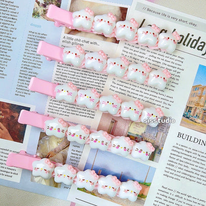 Kitty Decoden Hair Bangs Clips