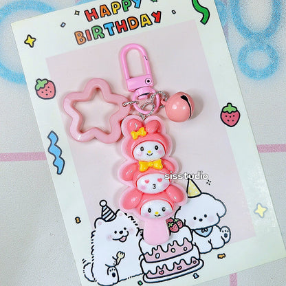 Sanrio Friends Keychain Bag Pendant