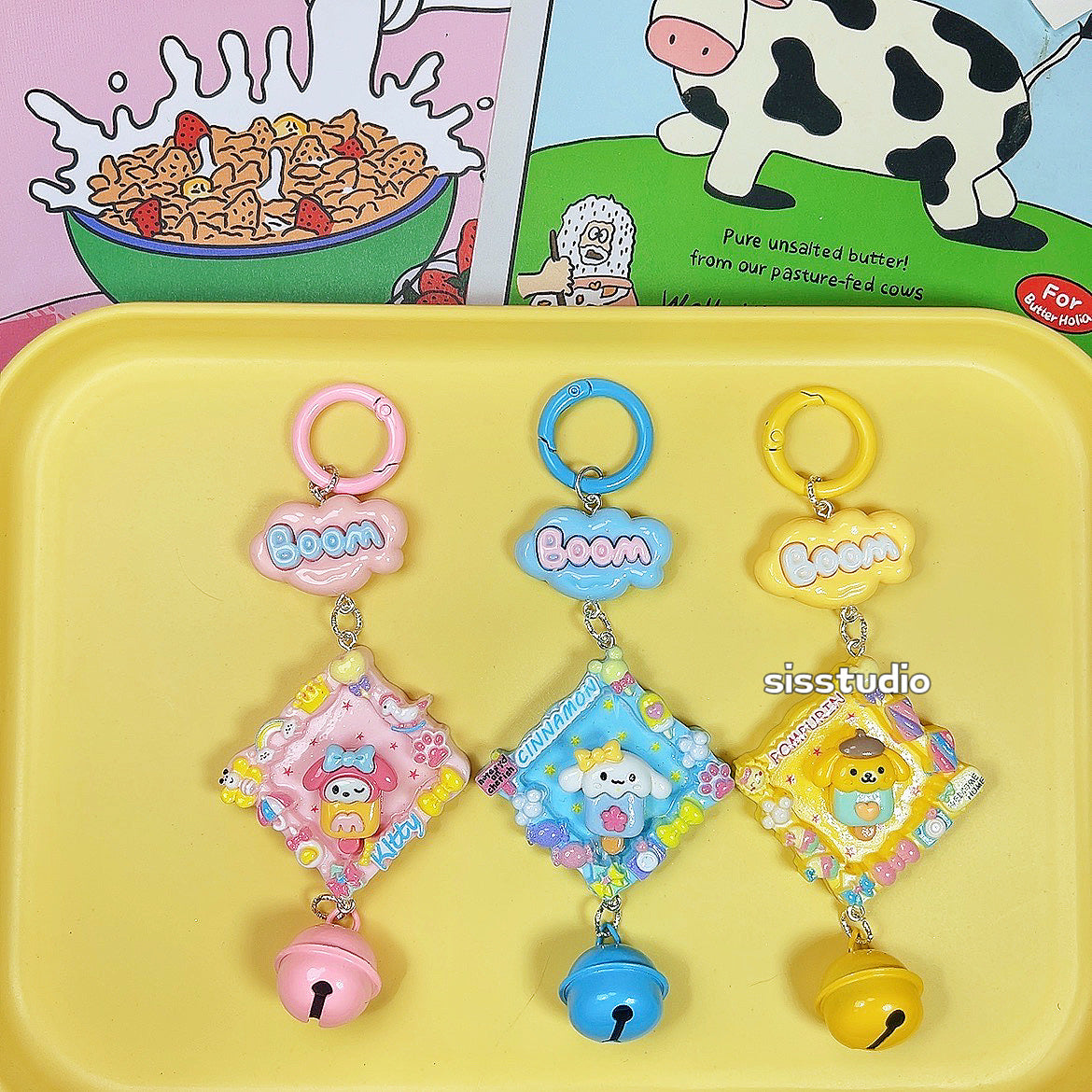 Sanrio Character Friends Keychain Bag Pendant