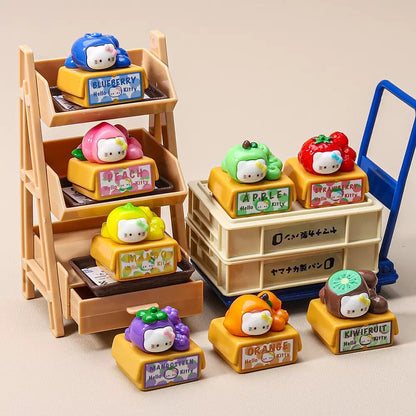 3D Kitty Fruit Box Figurine
