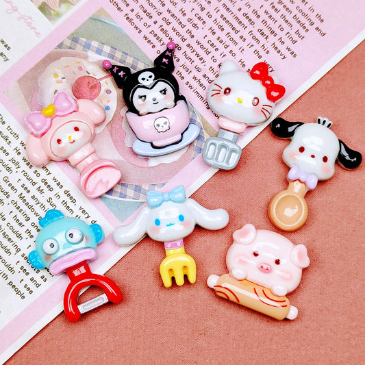 Cute Animal Spoon Fork Scoop Charms