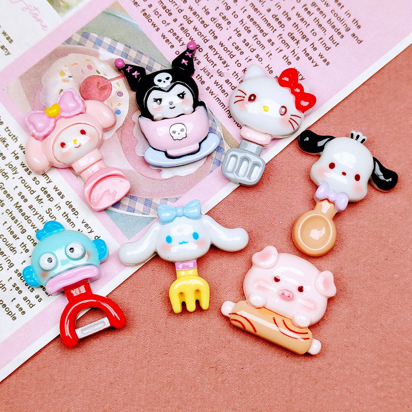 Cute Animal Spoon Fork Scoop Charms