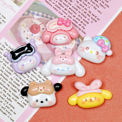 Cute Sanrio Eye Patch Series Charms