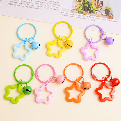 Star Pendant Keychain Diy Accessories