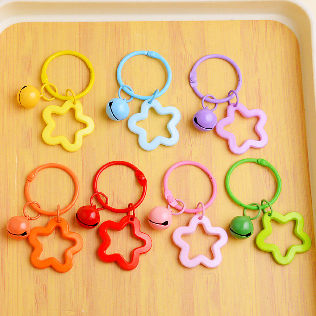 Star Pendant Keychain Diy Accessories