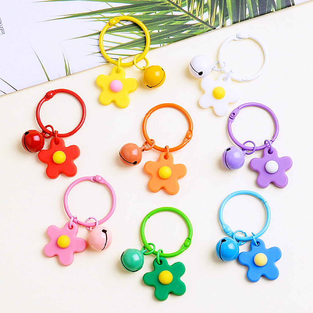 Flower Pendant Keychain Diy Accessories