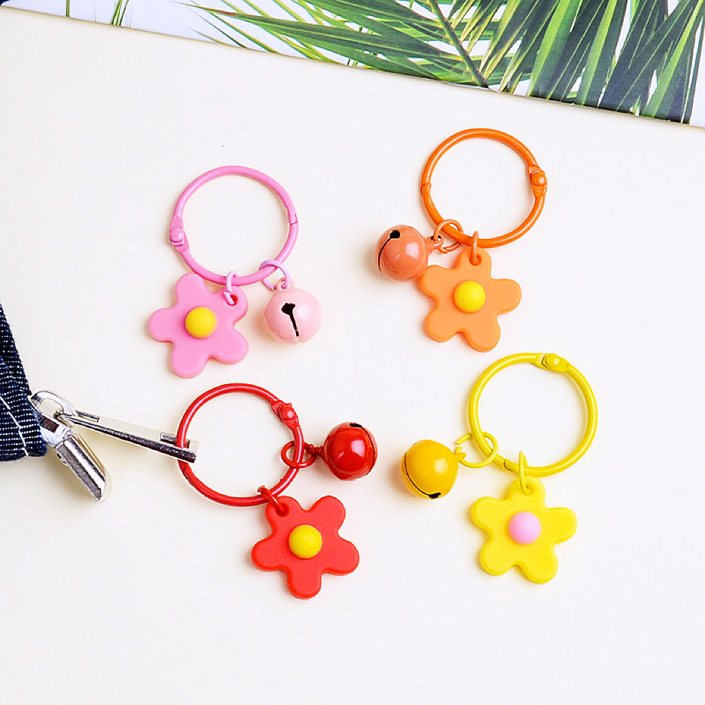 Flower Pendant Keychain Diy Accessories