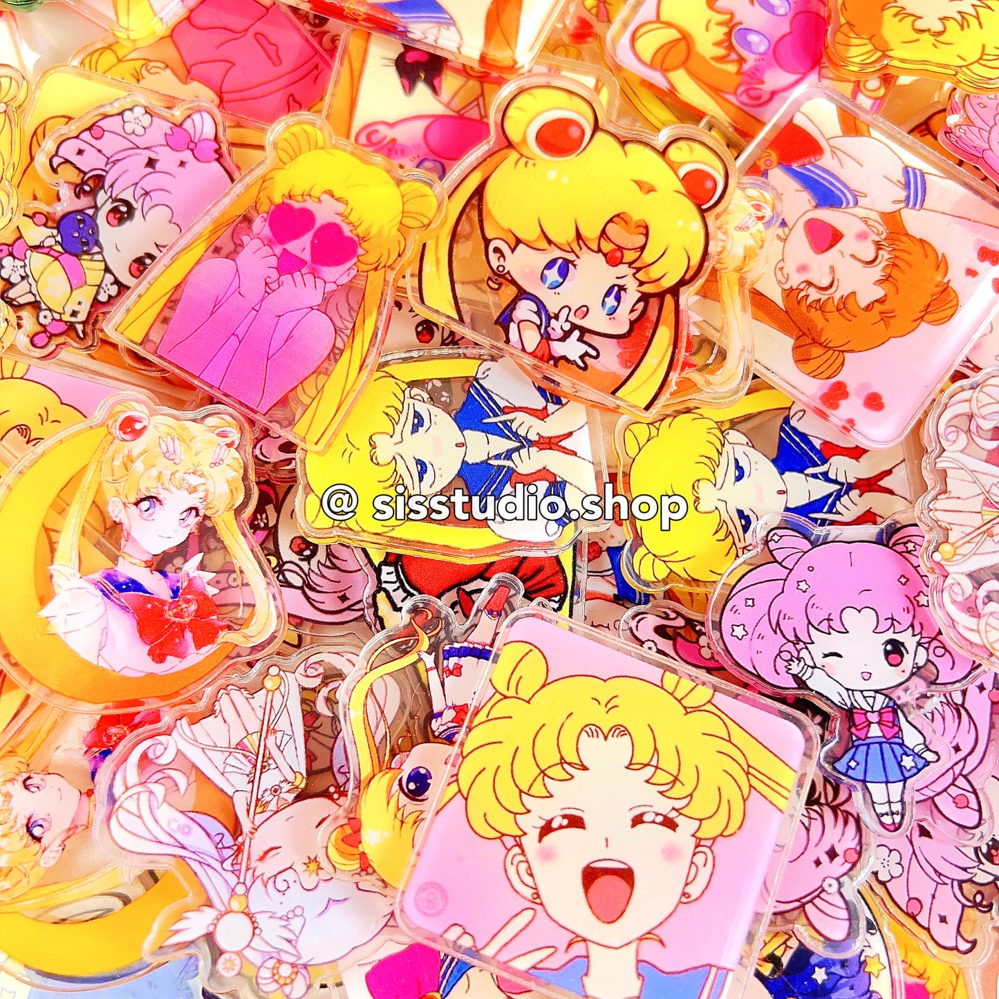 Sailor Moon Double Side Transparent Acrylic