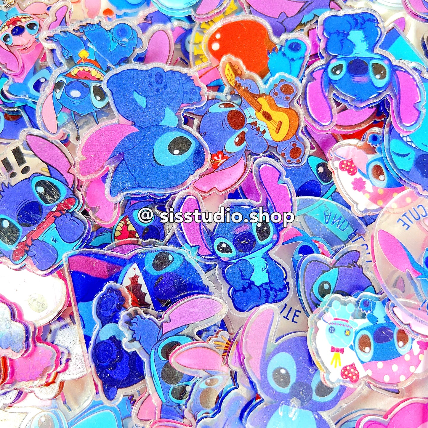 Stitch Double Side Transparent Acrylic