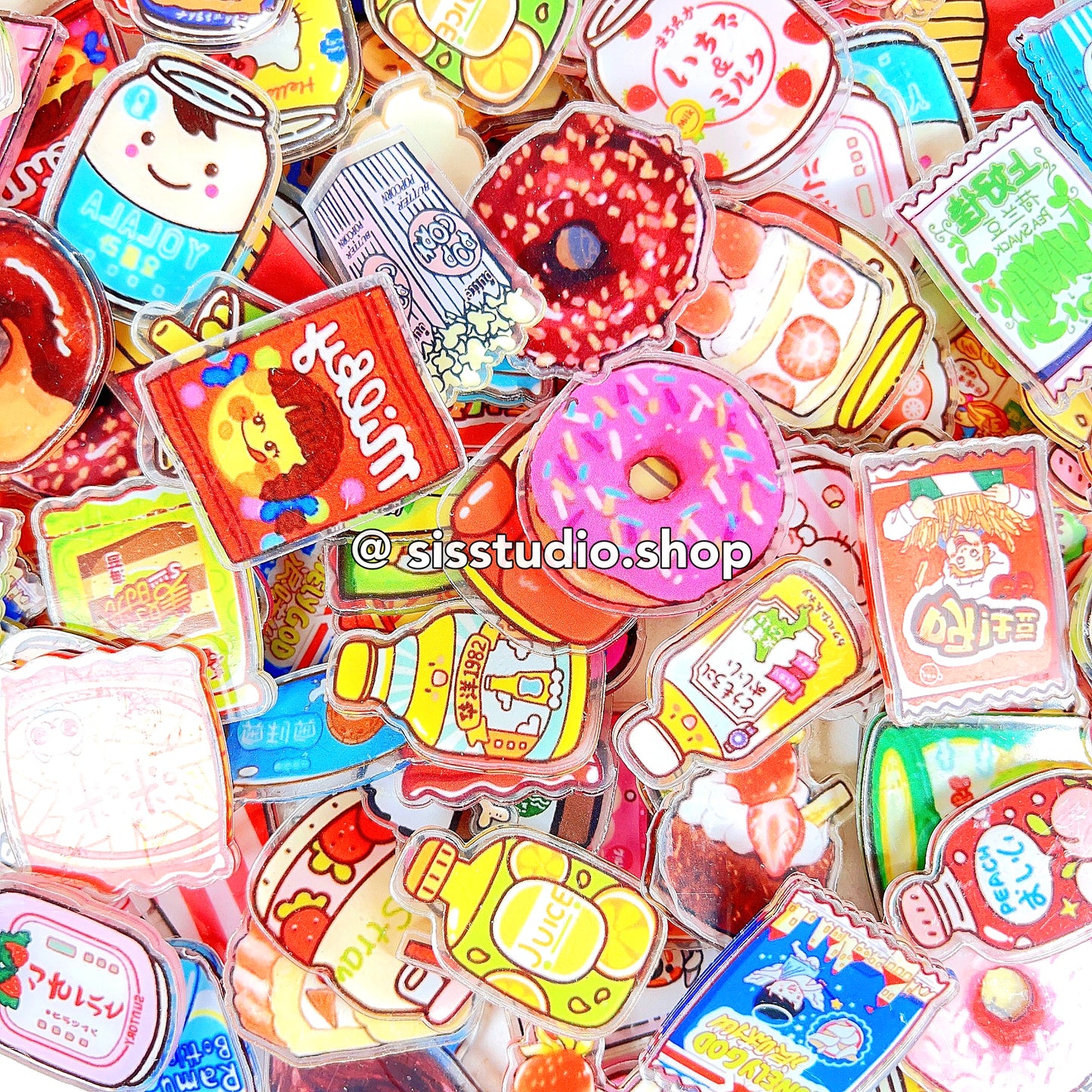 Snack Double Side Transparent Acrylic