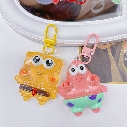 SpongeBob Luminous Keychain Pendant