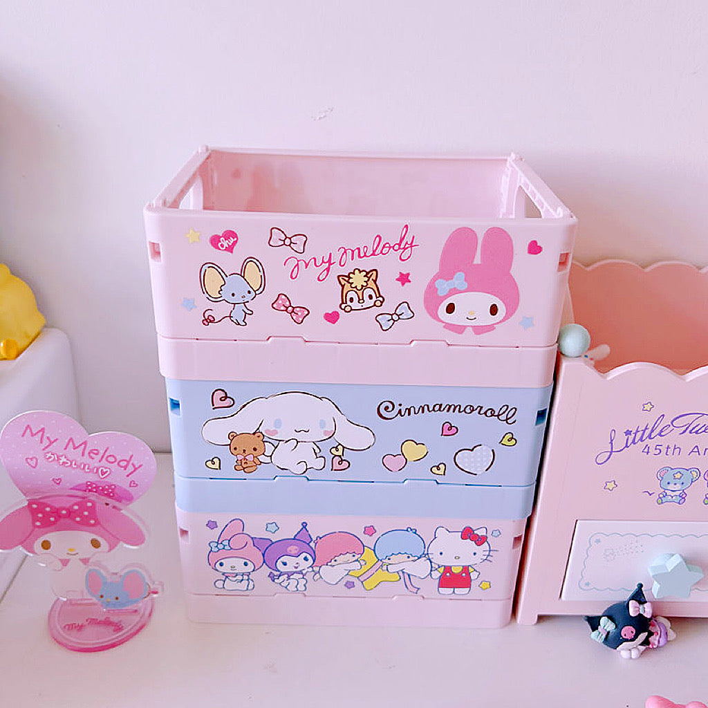 SANRIO DESK STORAGE  BASKET