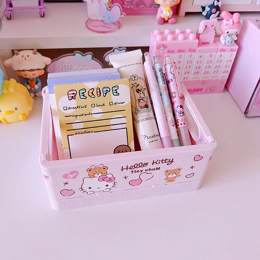 SANRIO DESK STORAGE  BASKET