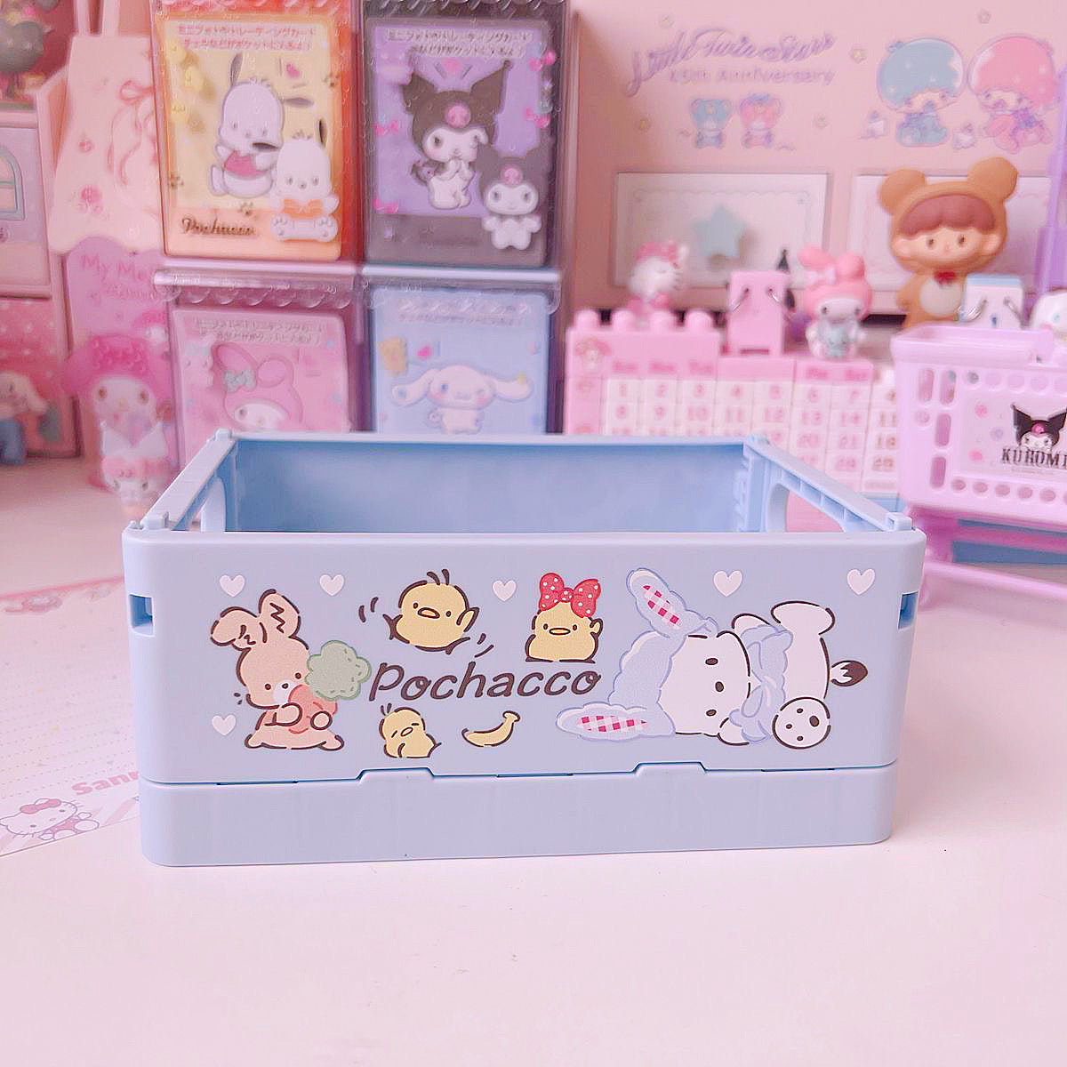 SANRIO DESK STORAGE  BASKET