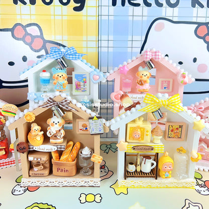 Mini Sweet Little House Desk Decors