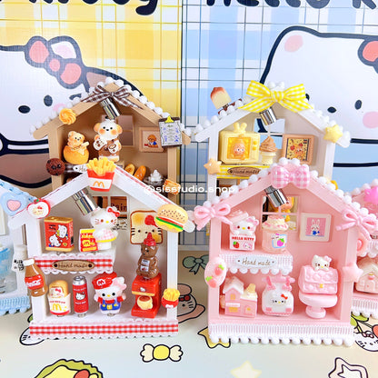 Mini Sweet Little House Desk Decors