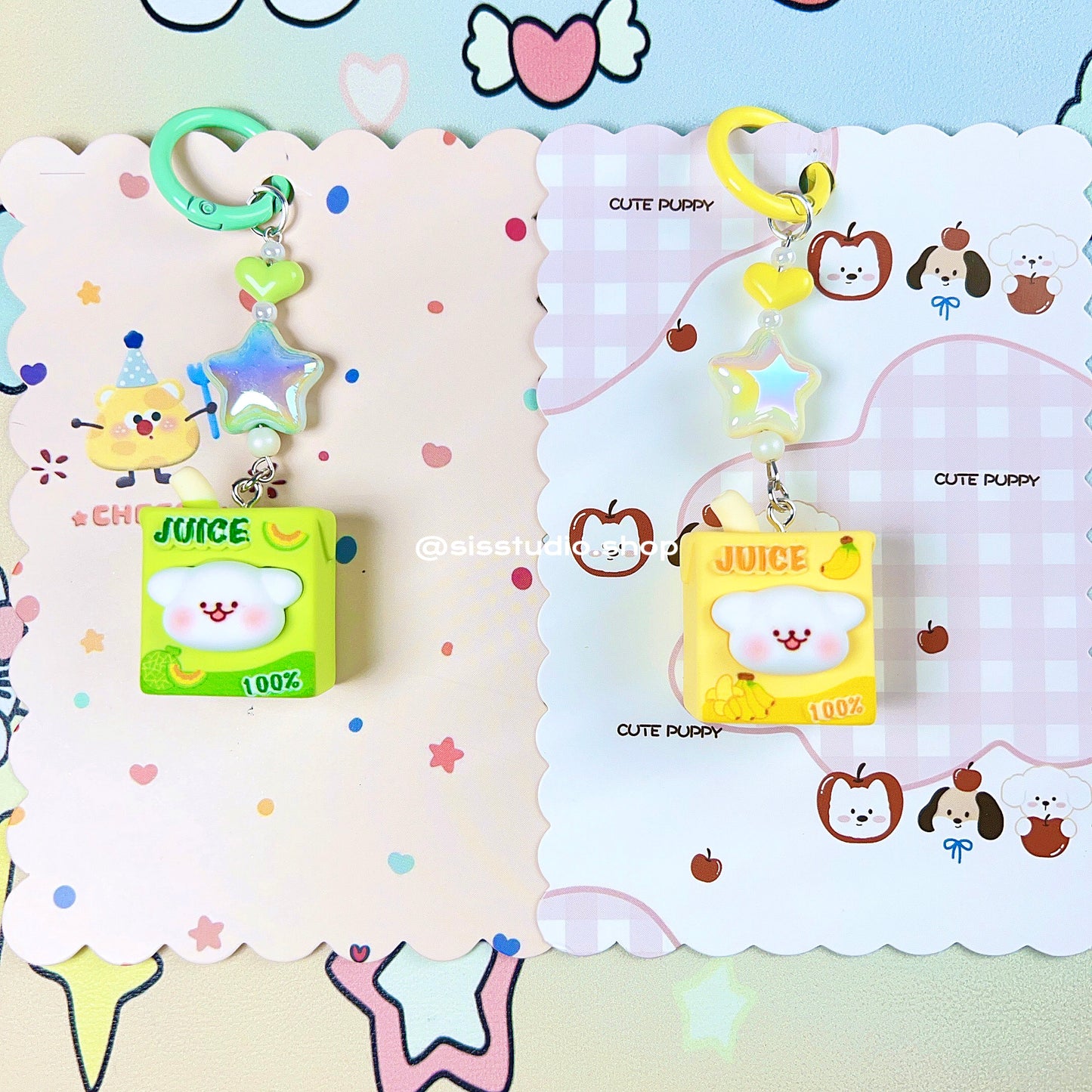 Colgante lindo del bolso del llavero de la torta del gatito