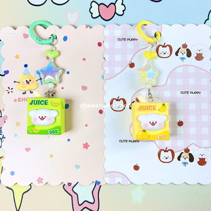 Colgante lindo del bolso del llavero de la torta del gatito