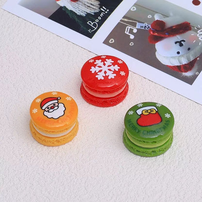 Christmas Macaroon Charms