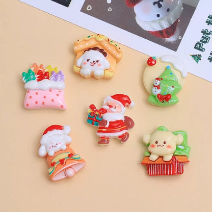 Cute Christmas Puppy Kitten Charms