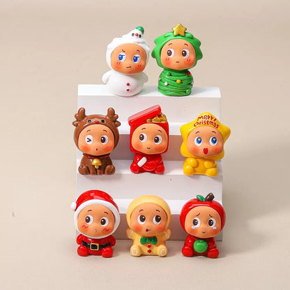 3D Christmas Twinkle Twinkle Cartoon Figurine