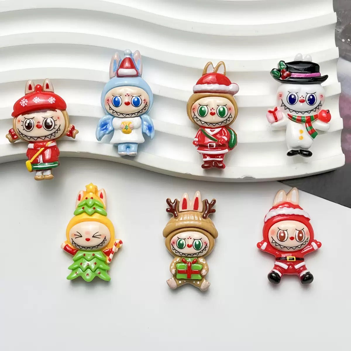 Labubu Christmas Theme Charms