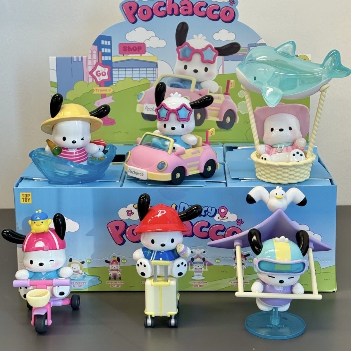 SANRIO BLIND BOX POCHACCO TRAVEL DAIRY