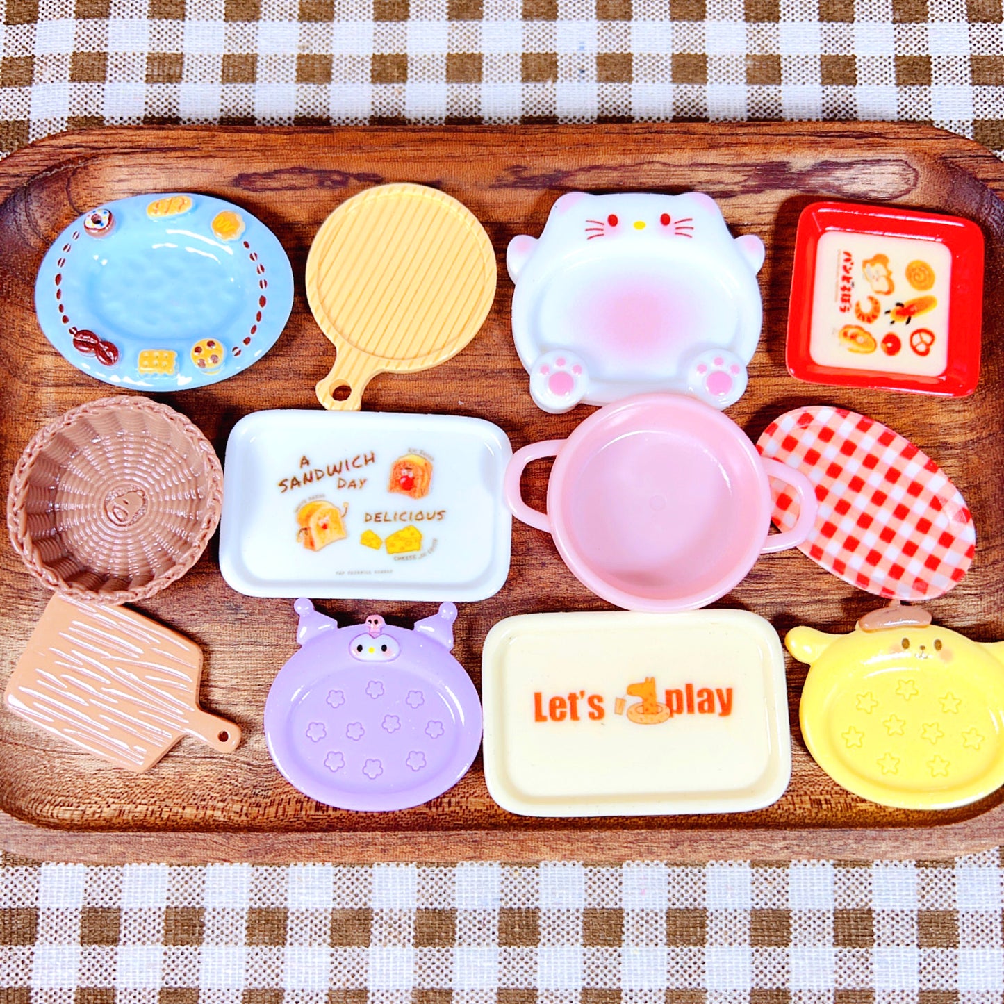 New! Cute Food Plate For Diy Craft