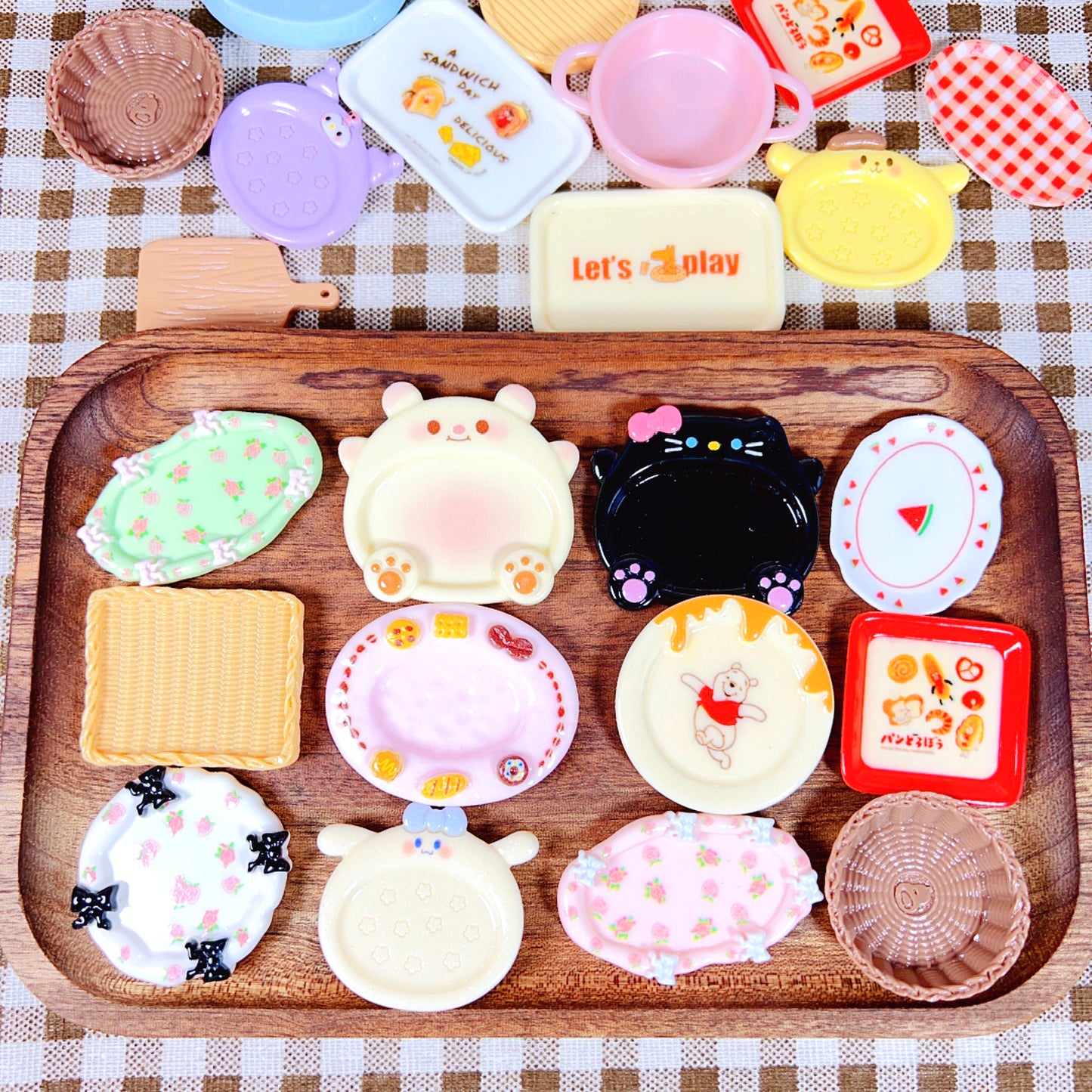 New! Cute Food Plate For Diy Craft