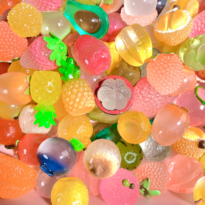 Luminous Large Fruit Charms For Diy Craft