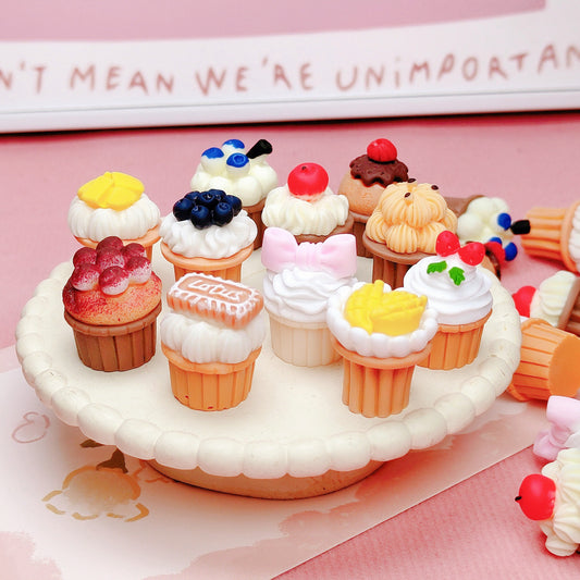 Mini cupcakes de frutas 