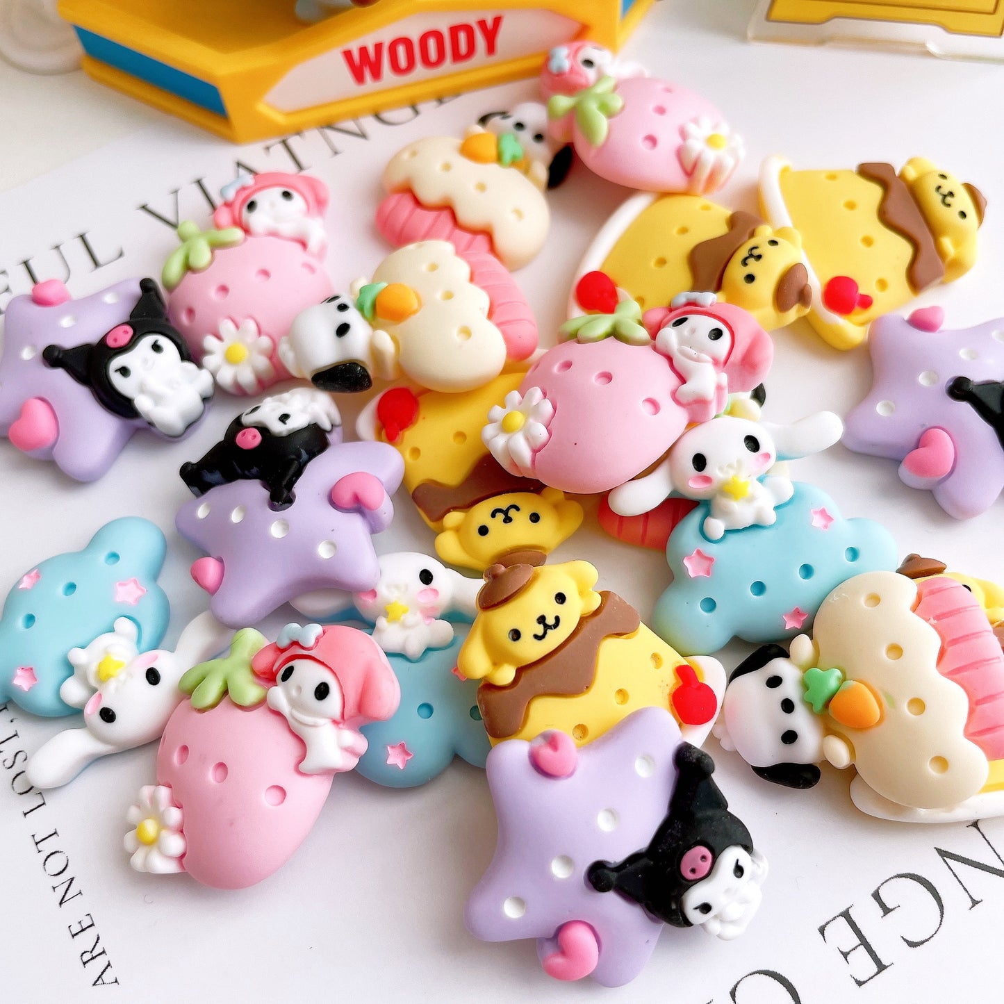 Cartoon Cake Charms