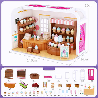 Miniature Dollhouse Set