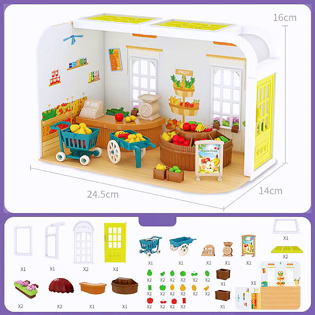 Miniature Dollhouse Set