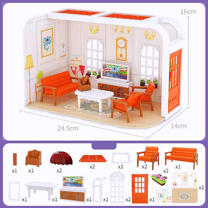 Miniature Dollhouse Set